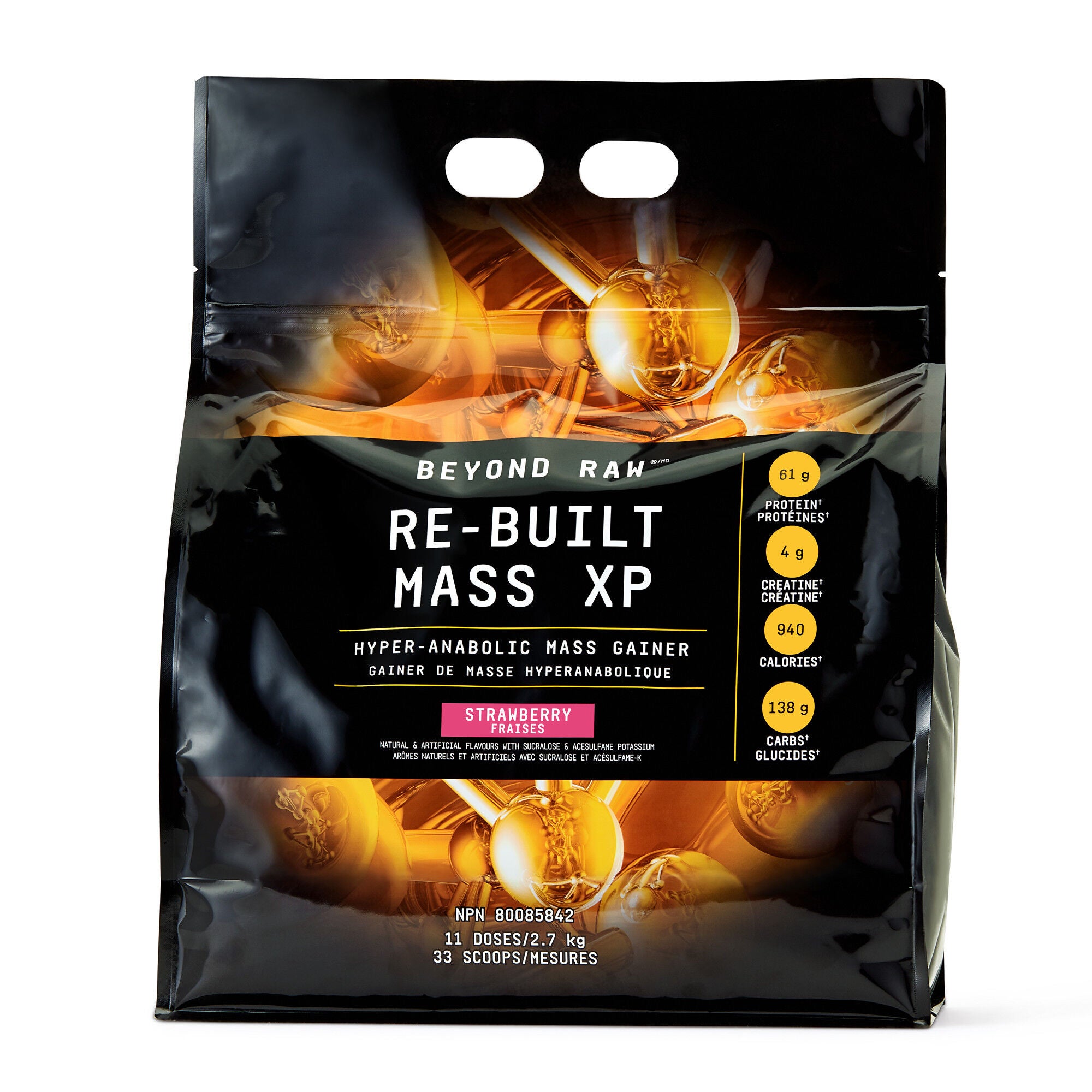 RE-BUILT MASS XP - Strawberry Strawberry | GNC